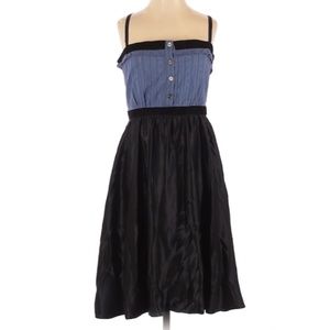 BCBG MaxAzria Black Blue Dress